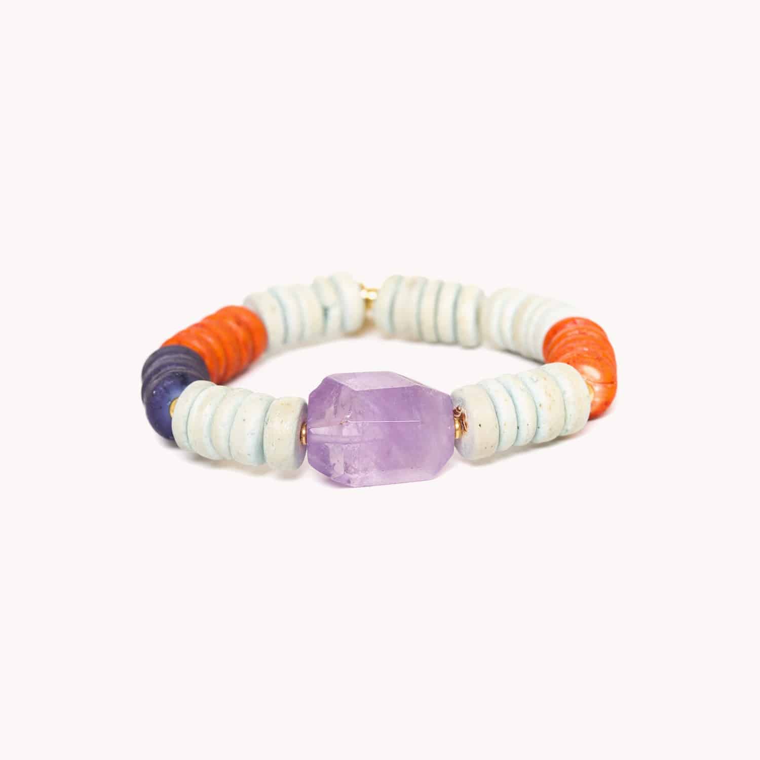Bracelet Acapulco en améthyste Nature Bijoux 13--43400