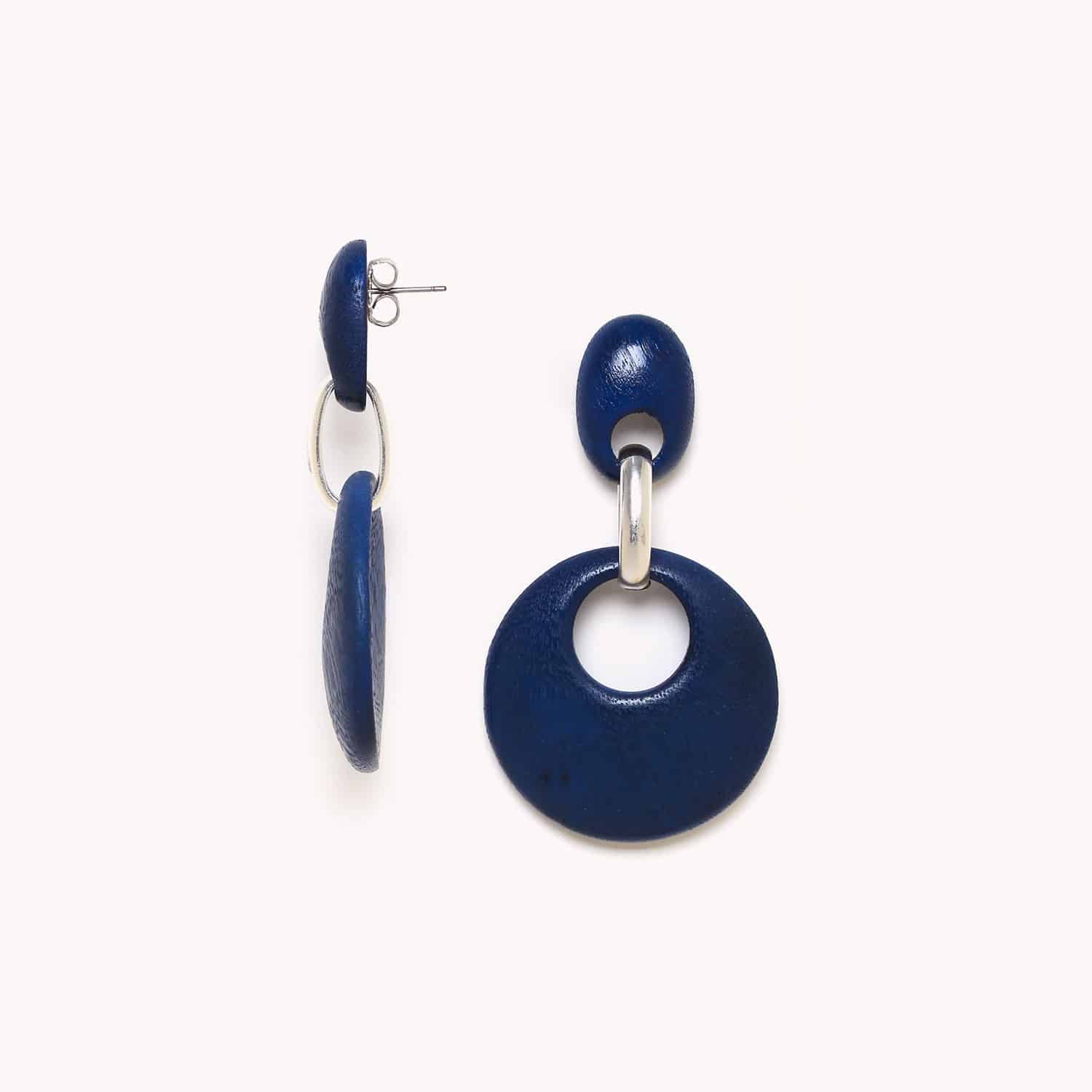 détail bois tamarinier bleu 12--79524 Nature Bijoux