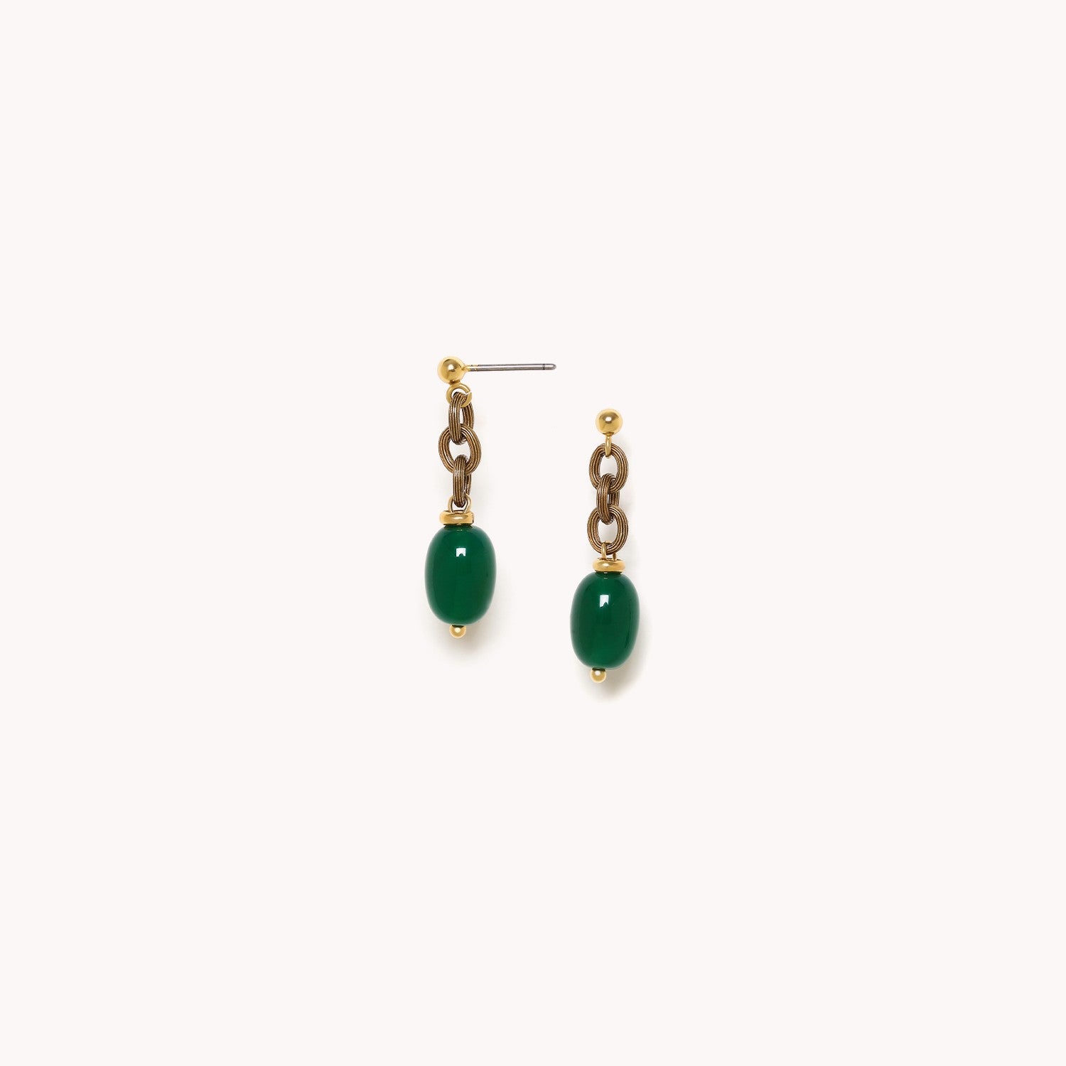 Détail porté agate verte 12CP79060 Nature Bijoux