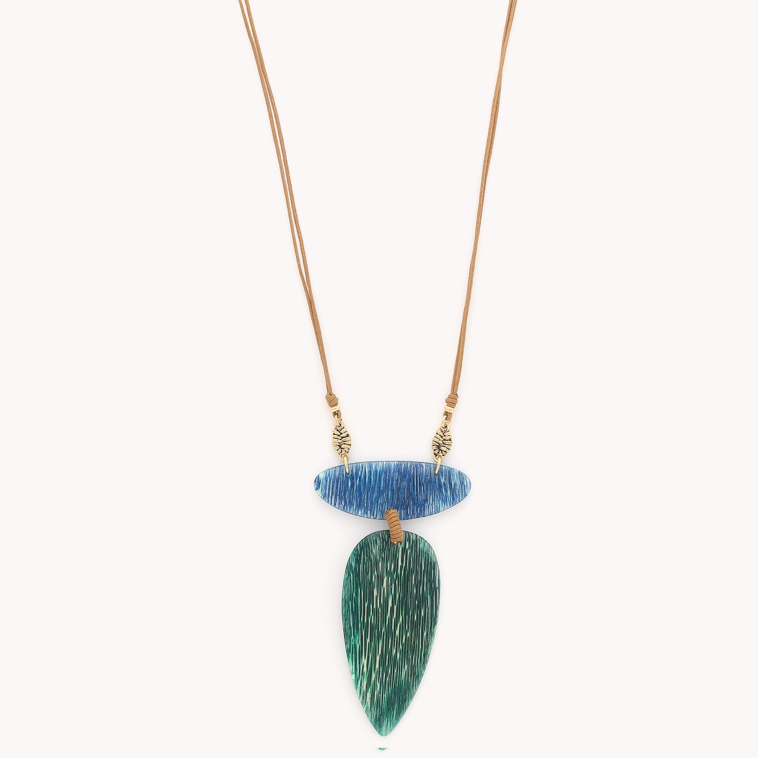 Collier Linapacan fibre de papayer 15CP43340 Nature Bijoux