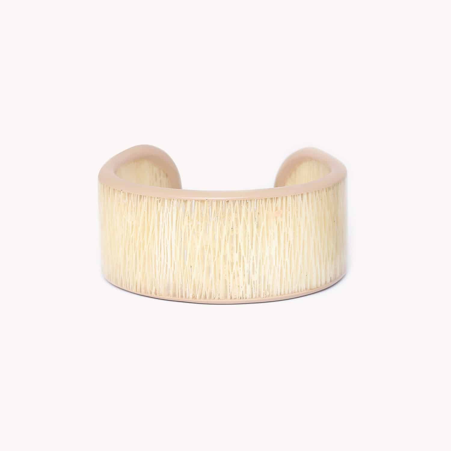 Bracelet Kapaya fibre de papayer naturelle 13--43805 Nature Bijoux