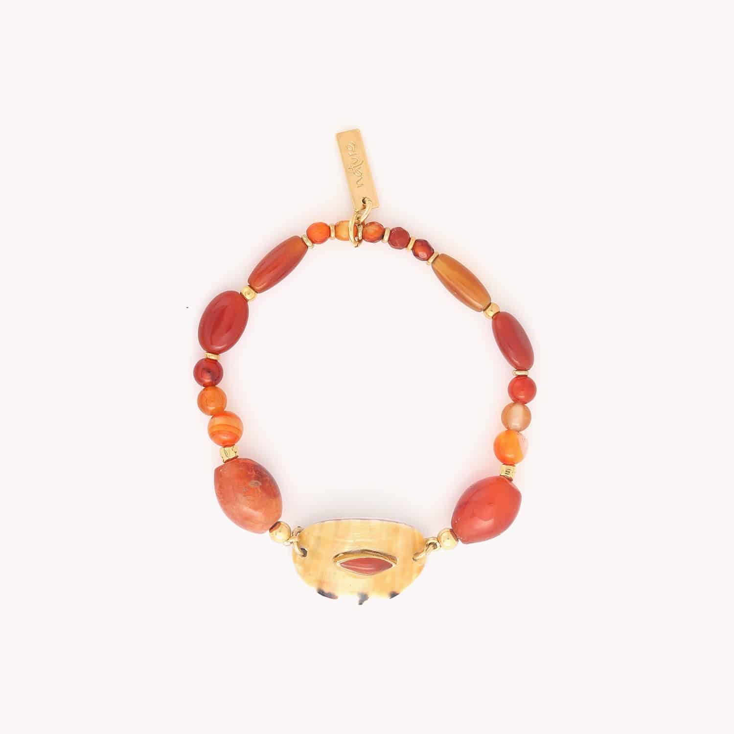 Détail pierre agate bracelet 13--44004 Nature Bijoux