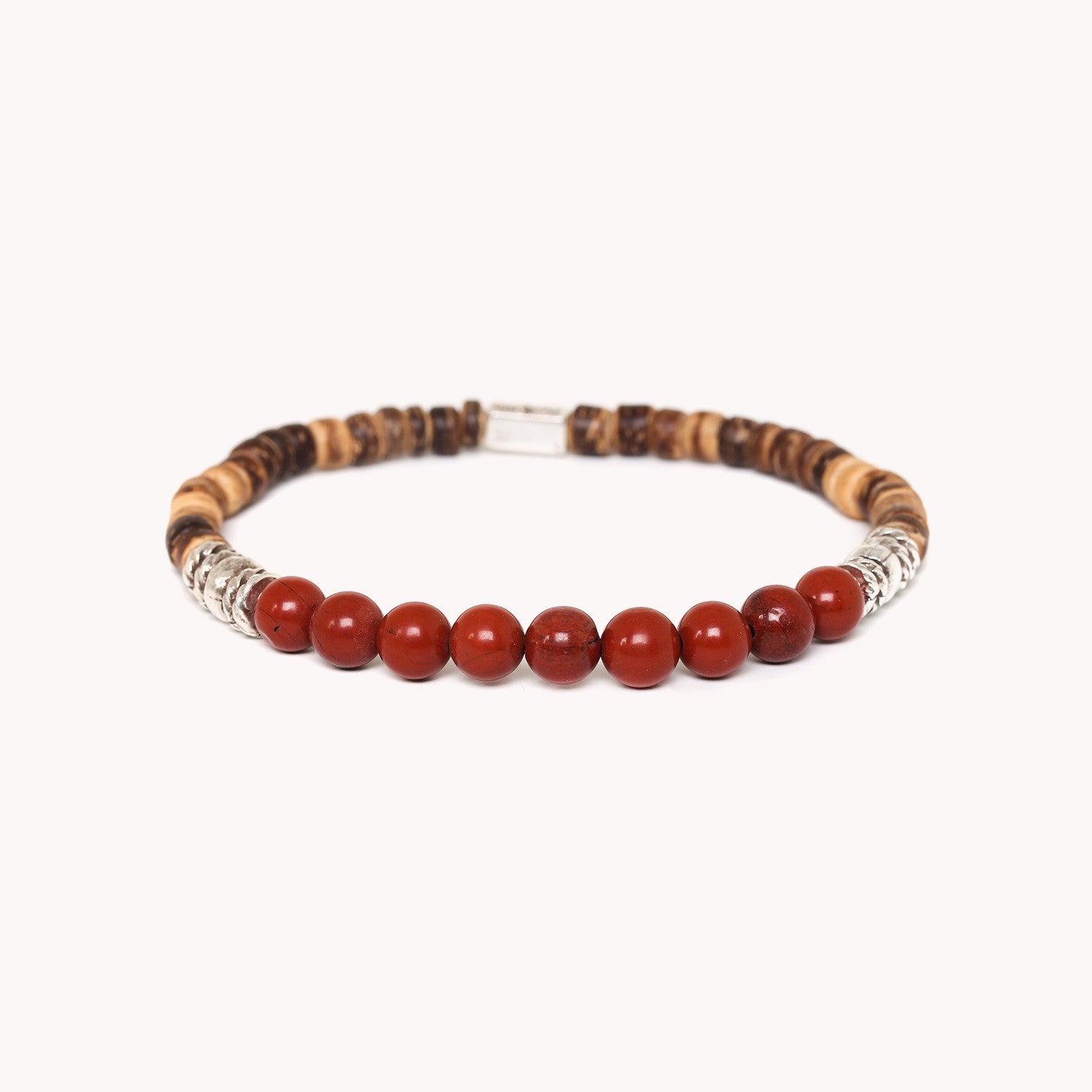 Bracelet Rococo jaspe rouge 13--42934 Nature Bijoux