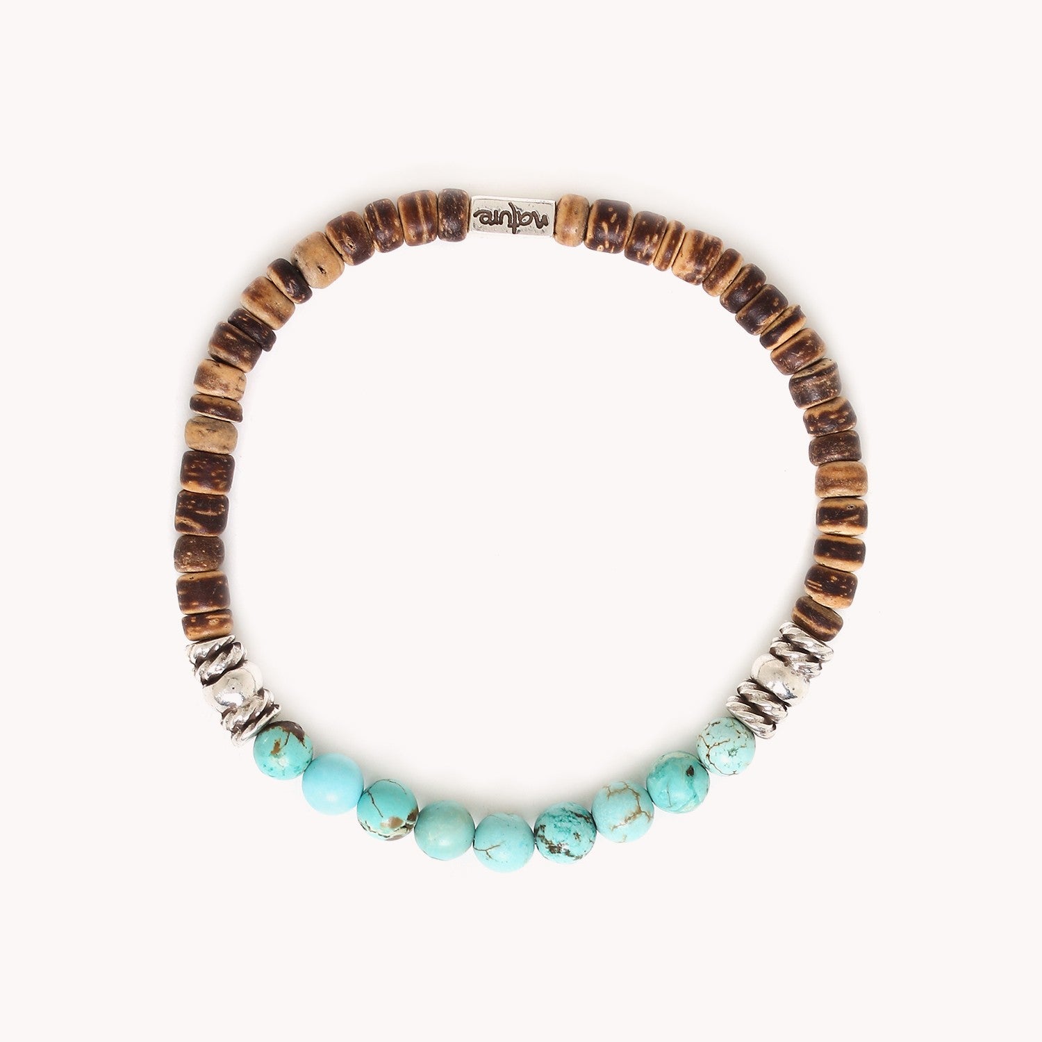 Détail extensible howlite turquoise bracelet 13--42935 Nature Bijoux