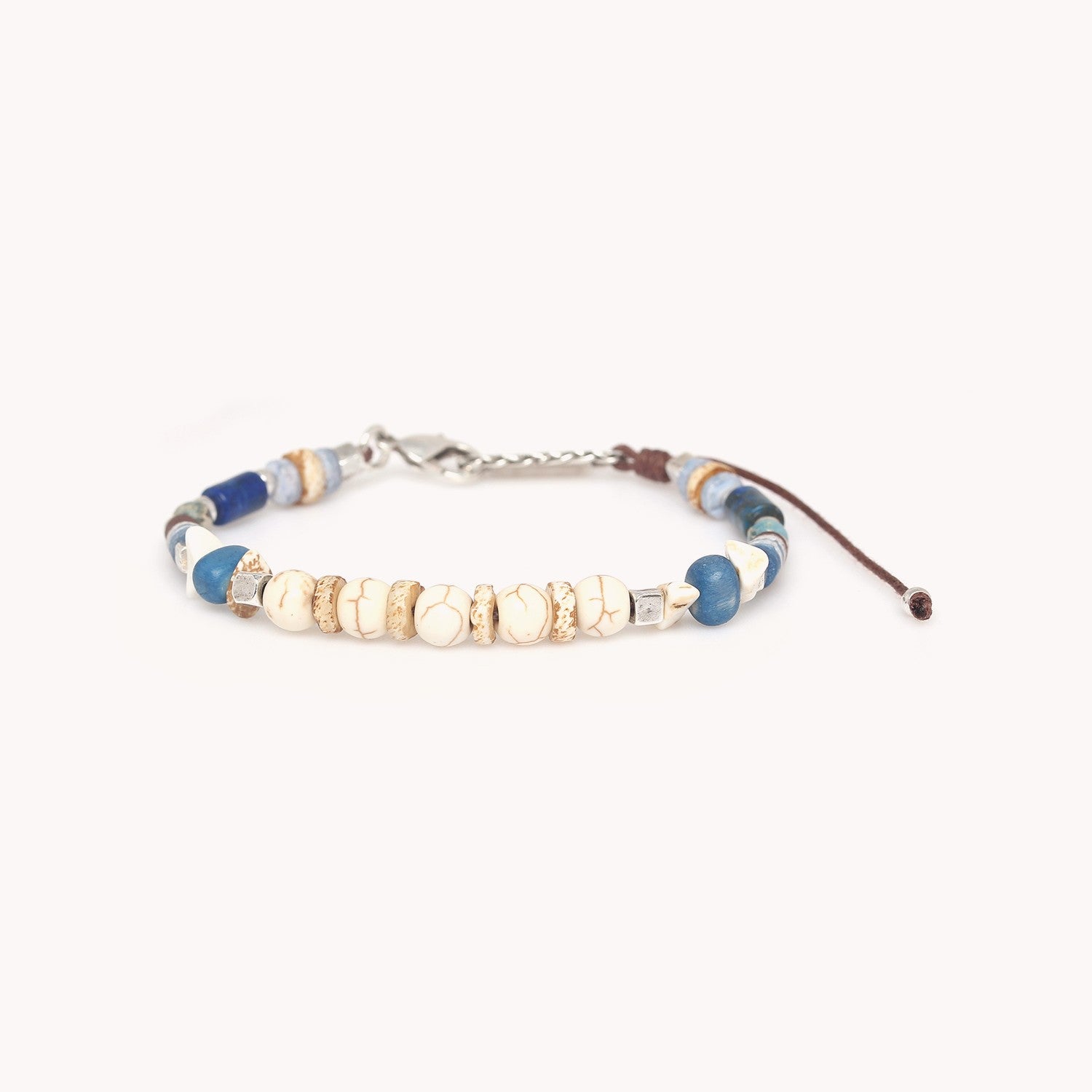 Bracelet Sauvage Lapis & Howlite Nature Bijoux 13--43930