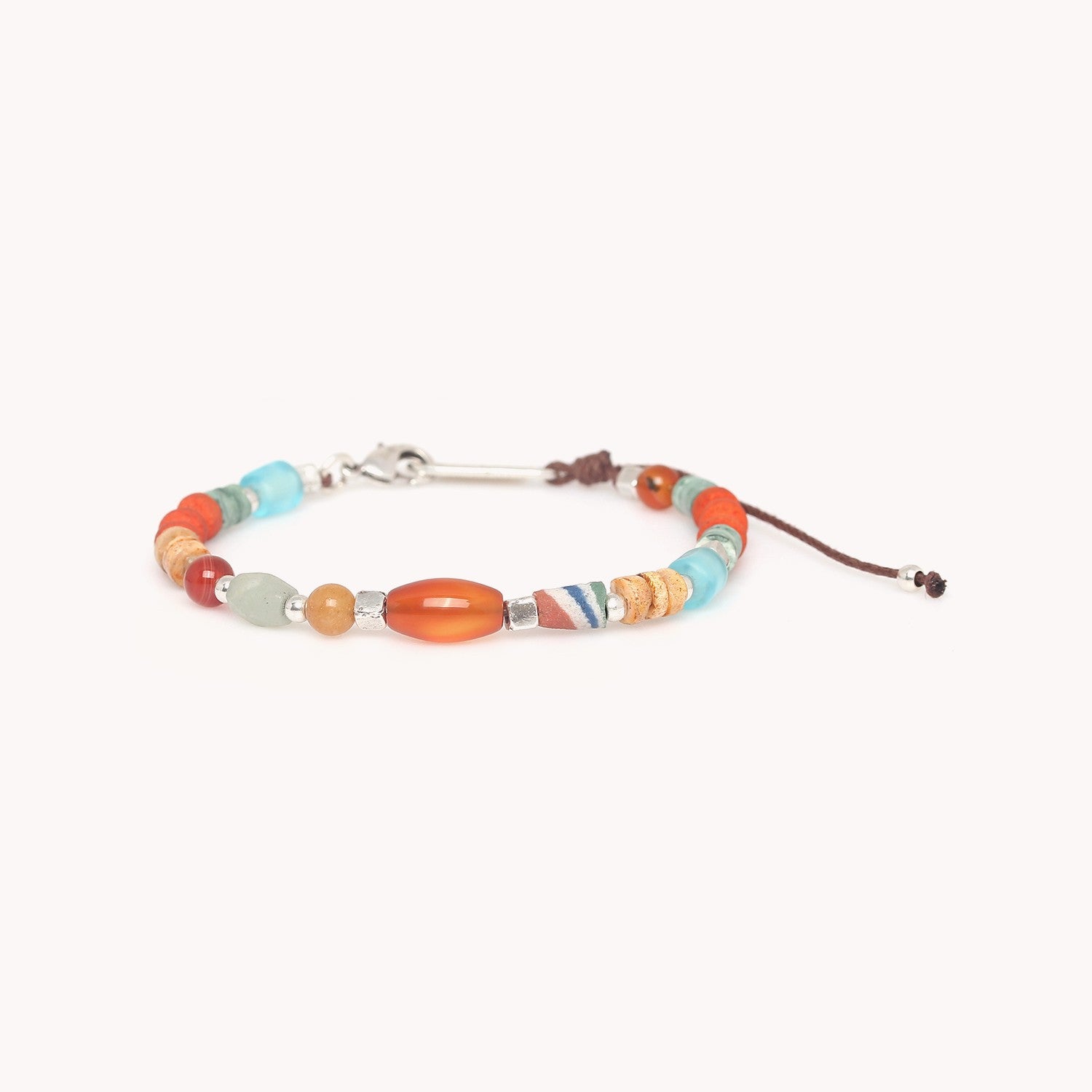 Bracelet Sauvage nature bijoux amazonite cornaline 13--43931 Nature Bijoux