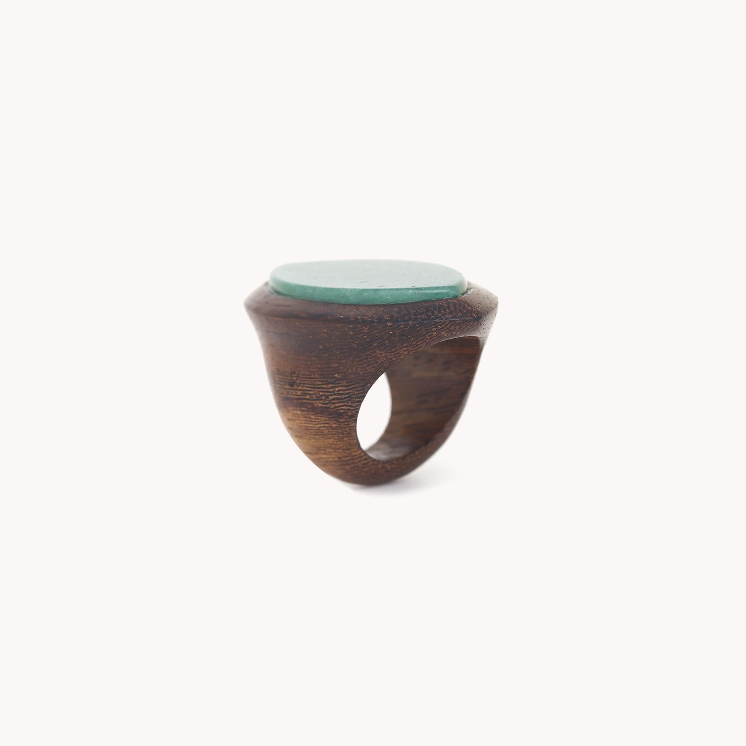Détail bague aventurine verte 19--25750 Nature Bijoux