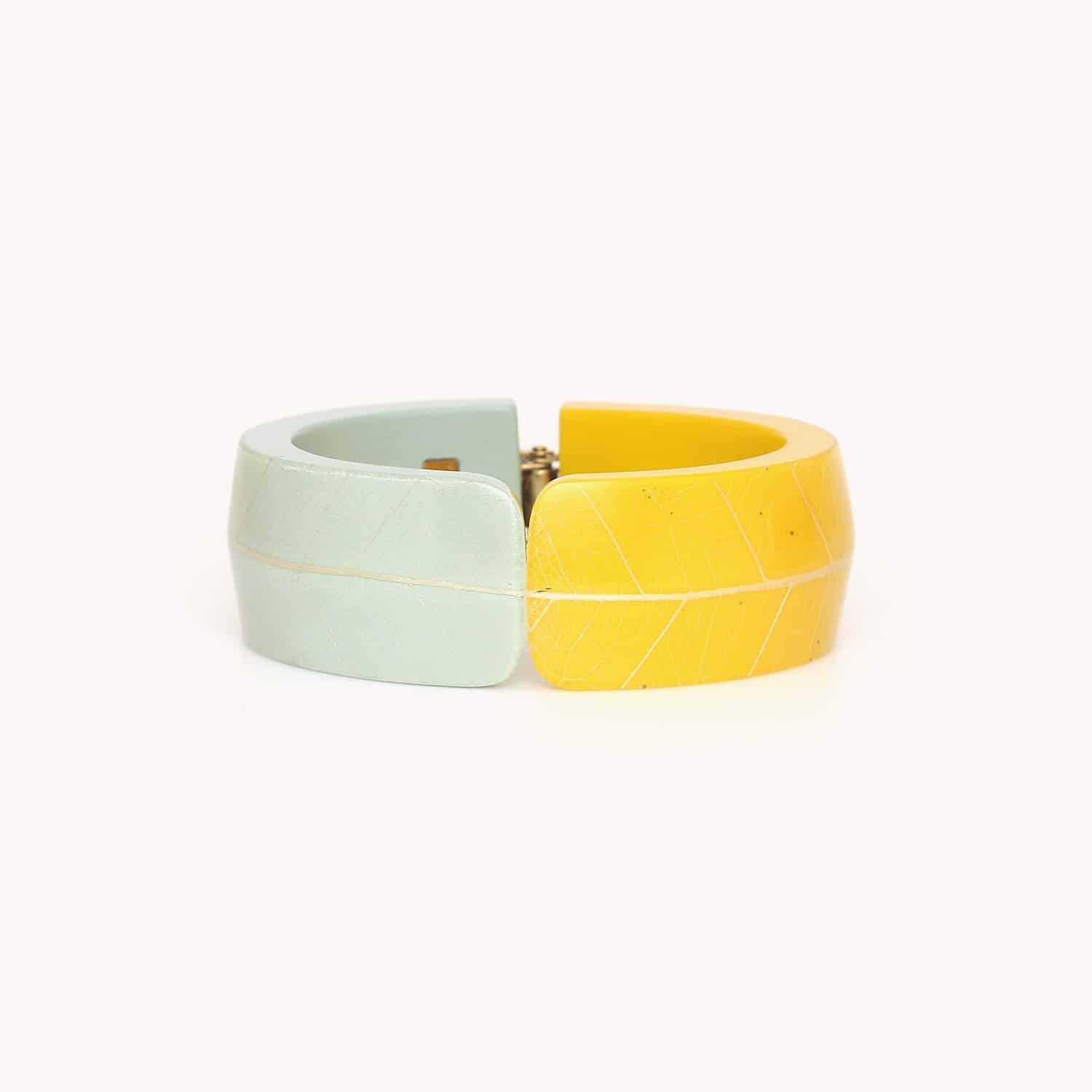 Bracelet Rainbow Ficus Nature Bijoux laiton feuille 13--44160