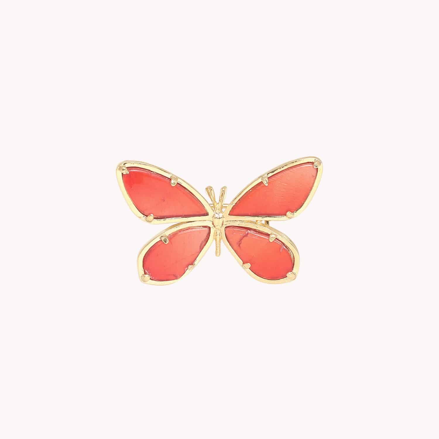 Broche Nature Bijoux Mariposa Coquillage Capiz 10--23918