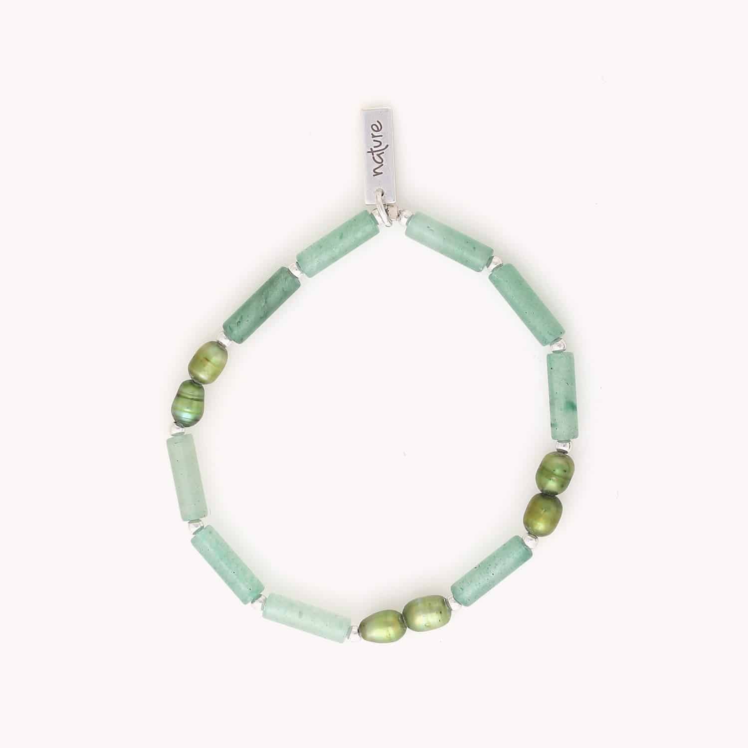 Détail bracelet extensible aventurine 13--44342 Nature Bijoux