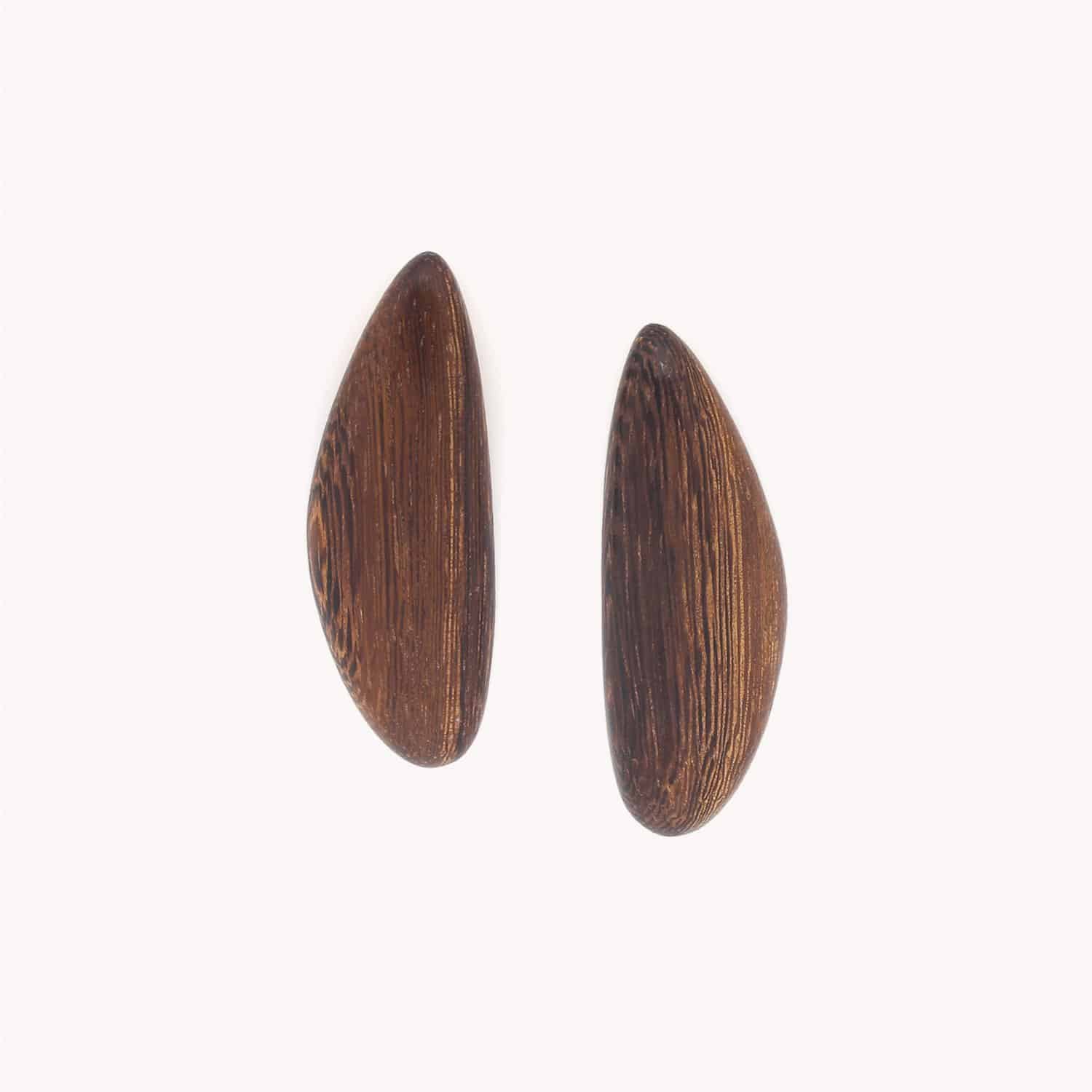 Boucles d'oreilles Komodo bois 12--90382 Nature Bijoux