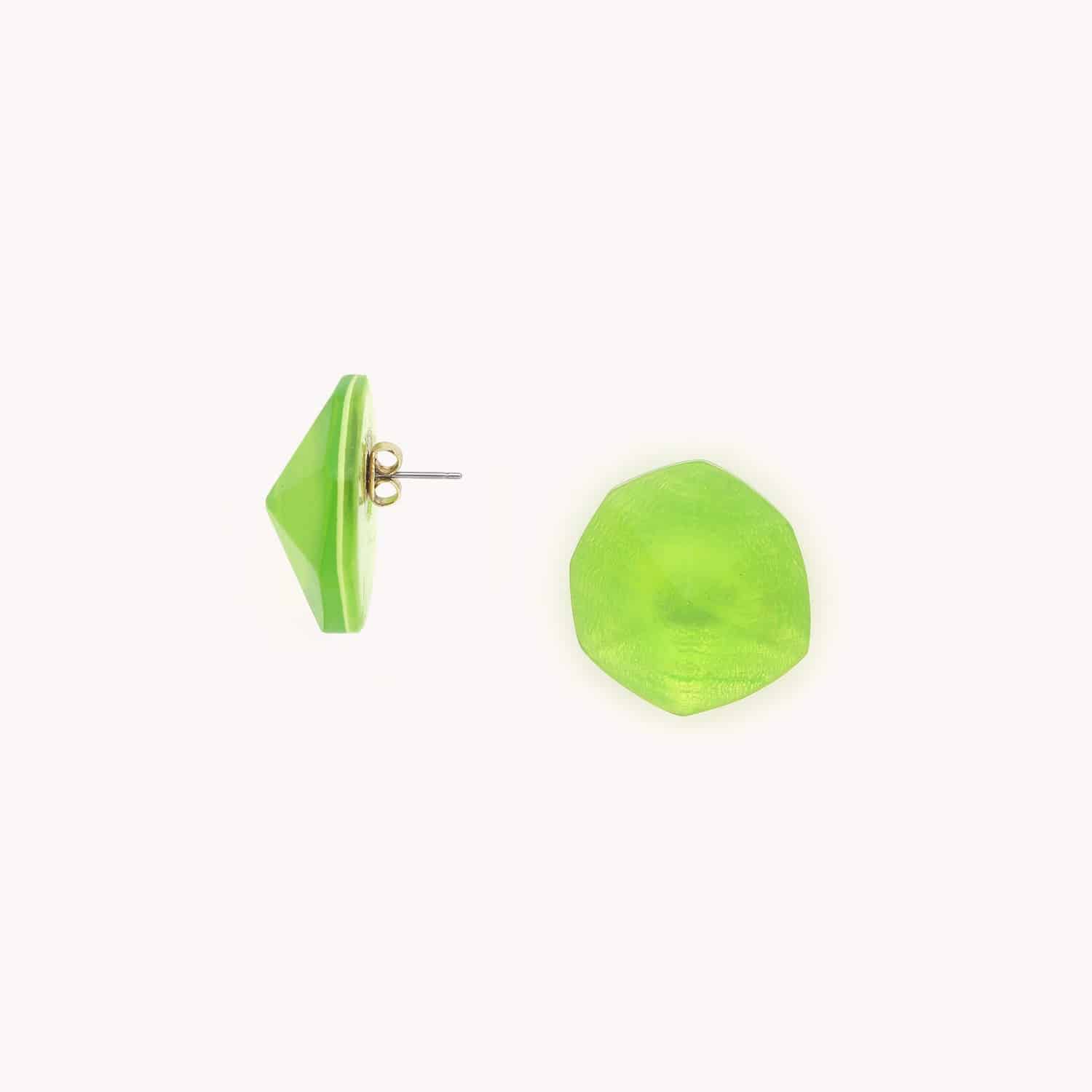 Boucles d'oreilles détail matière coquillage Capiz 12--90401