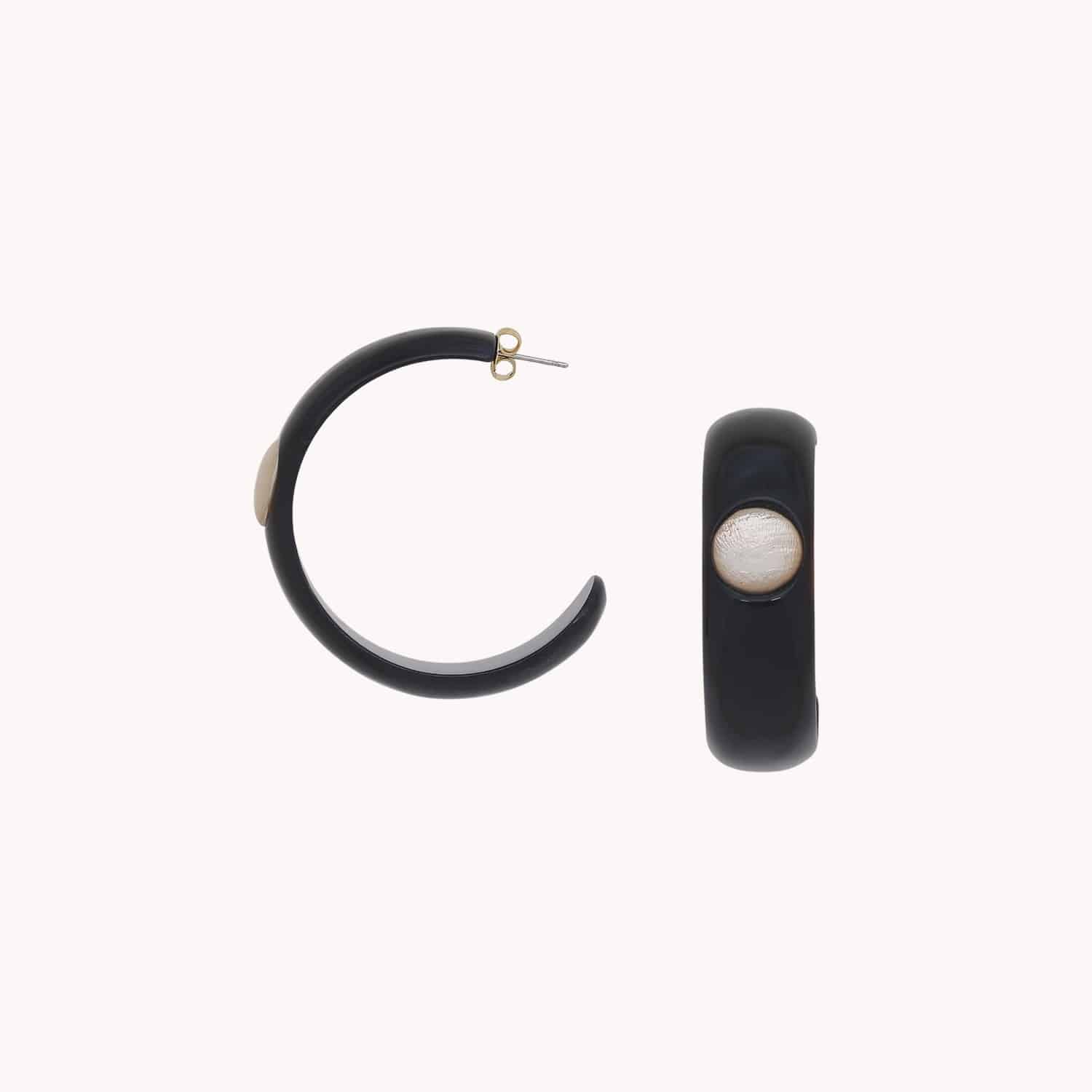 Boucles d'oreilles Saint Honore corne coquillage 12--90513 Nature Bijoux