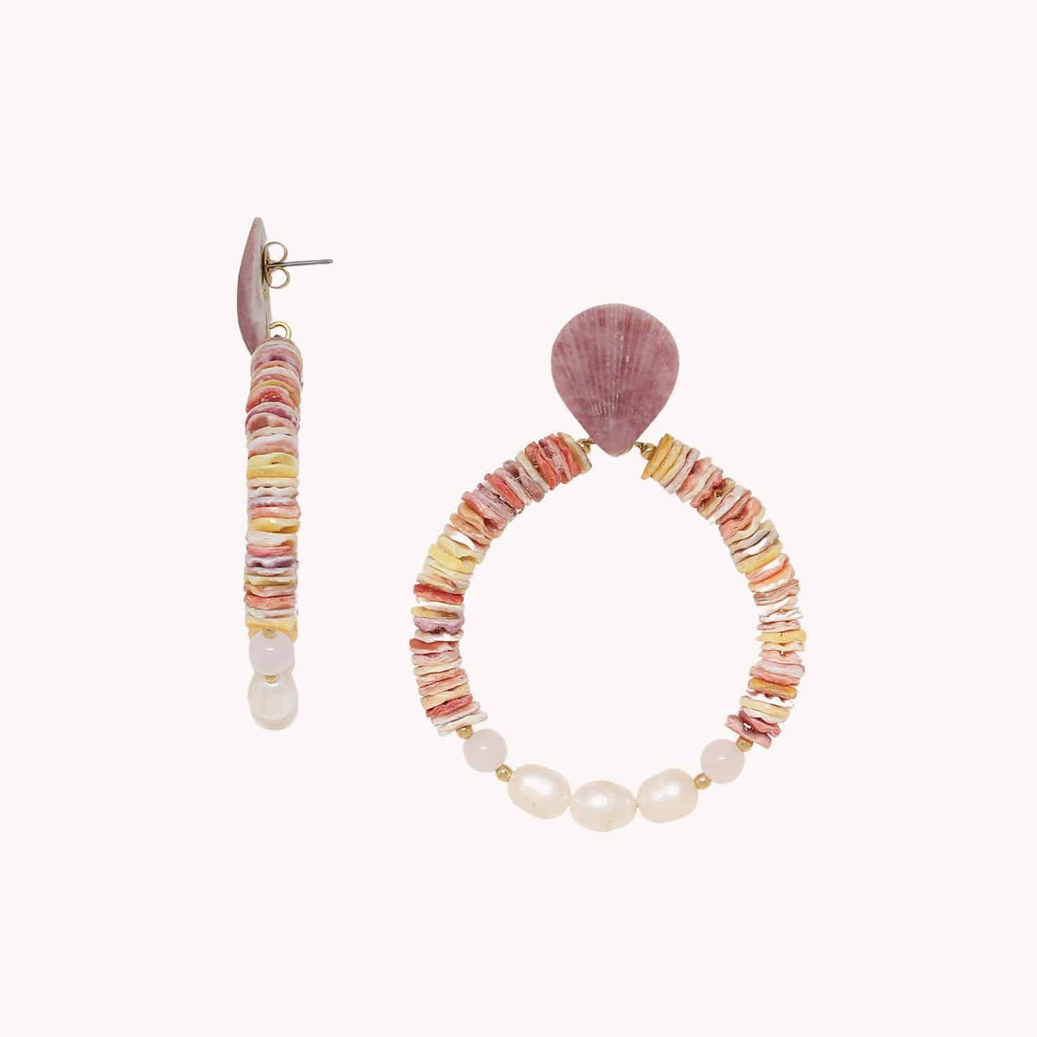 Détail anneau perlé poussoir 12--90561 Nature Bijoux