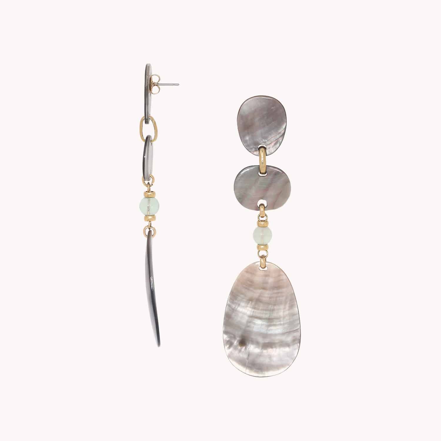 Détail matière nacre noire 12--90582 Nature Bijoux