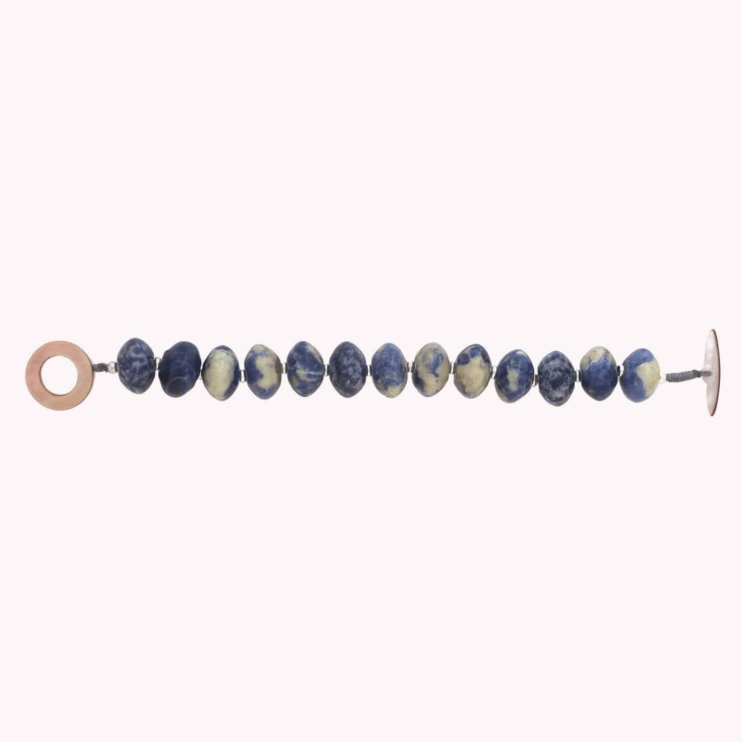 Détail nacre brune fermoir 13--44460 Nature Bijoux