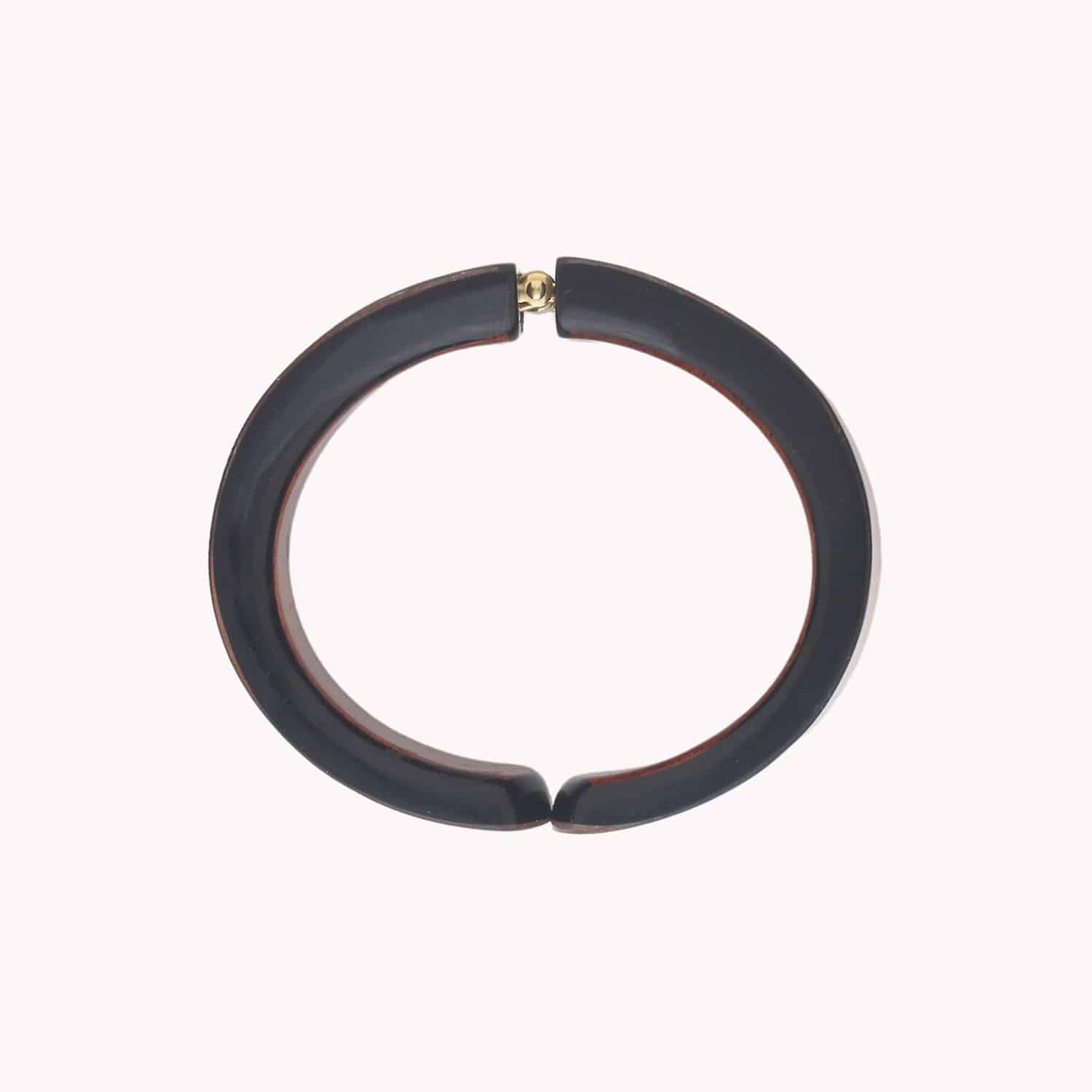 Détail manchette bois de bayong 13--44487 Nature Bijoux