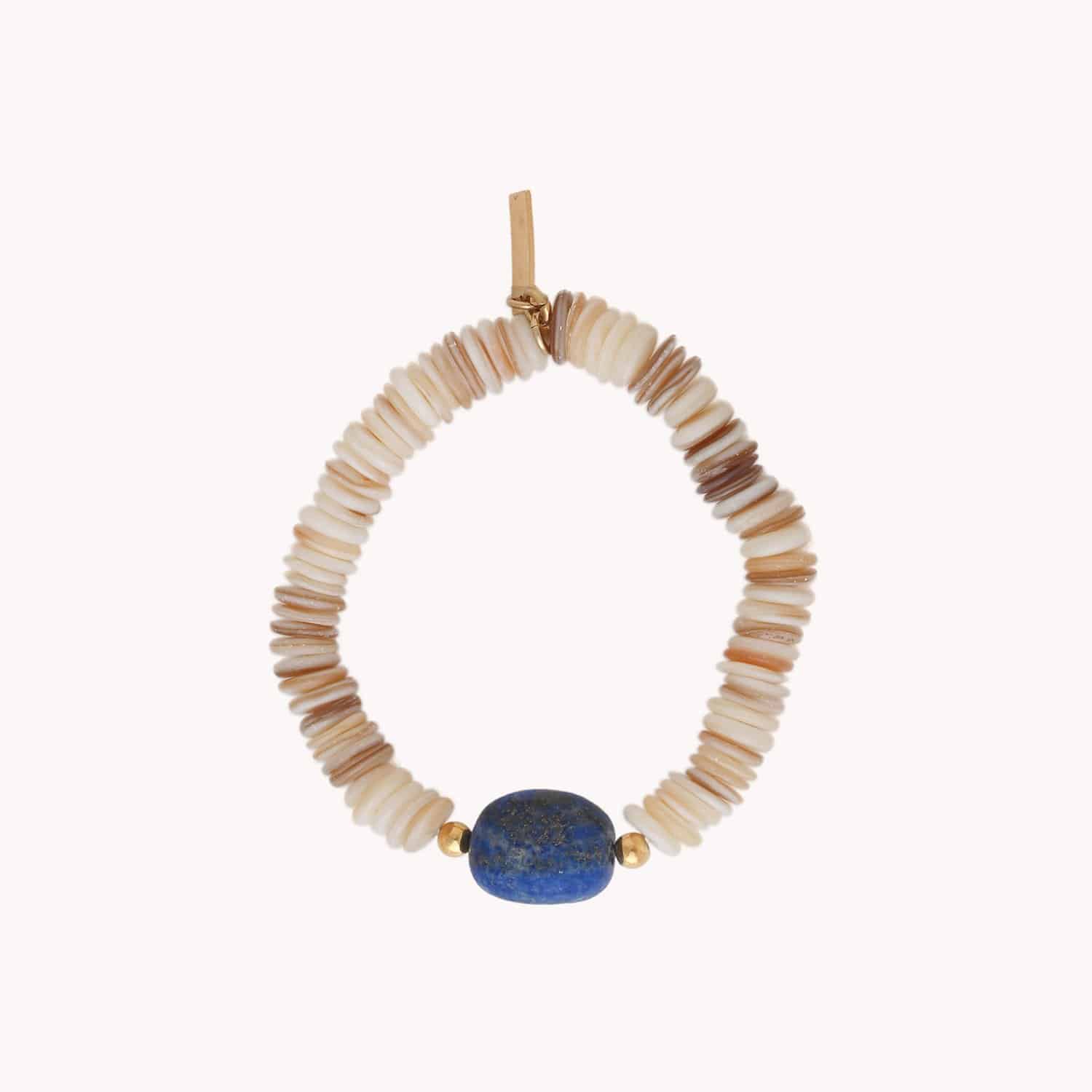 Détail lapis lazuli bracelet extensible 13--44505 Nature Bijoux