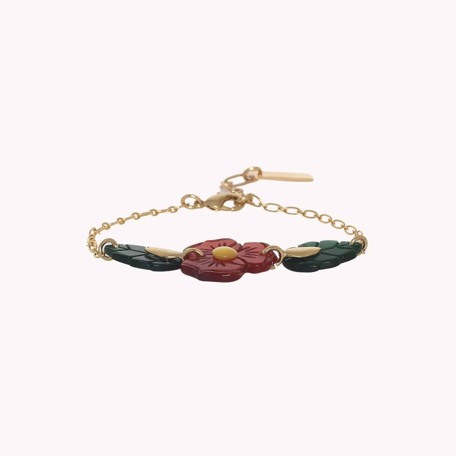 Bracelet Nature Bijoux Son Jardin corne nacre dorée 13--44571