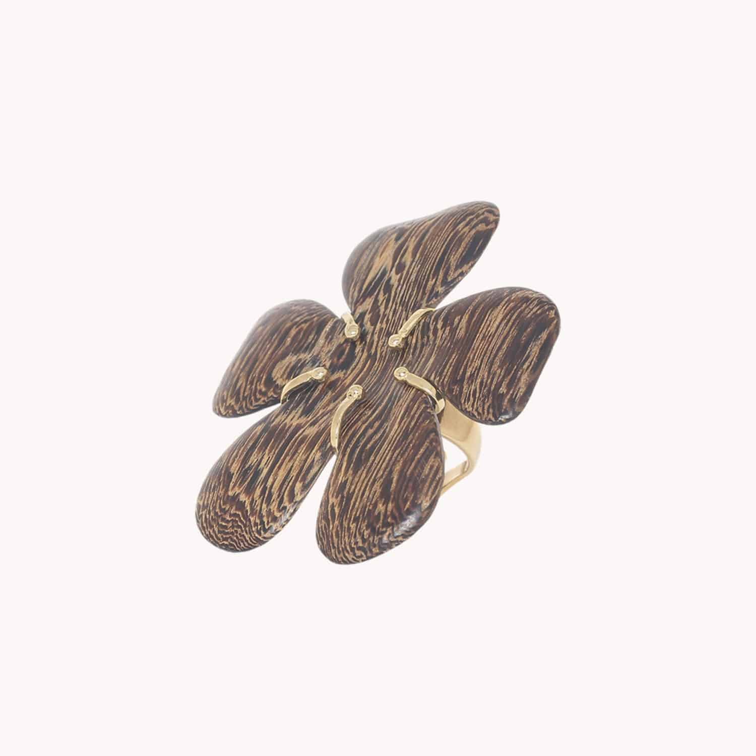 Bague Nature Bijoux Fioria bois de roblès 19--25936
