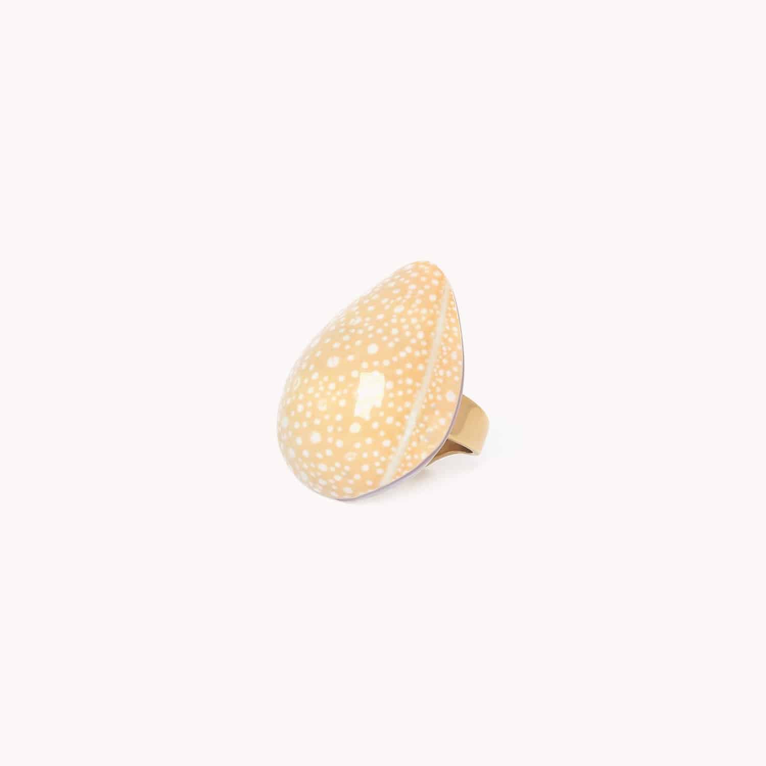 Bague Nature Bijoux Alegria Beach Cyprea Miliaris 19--25940
