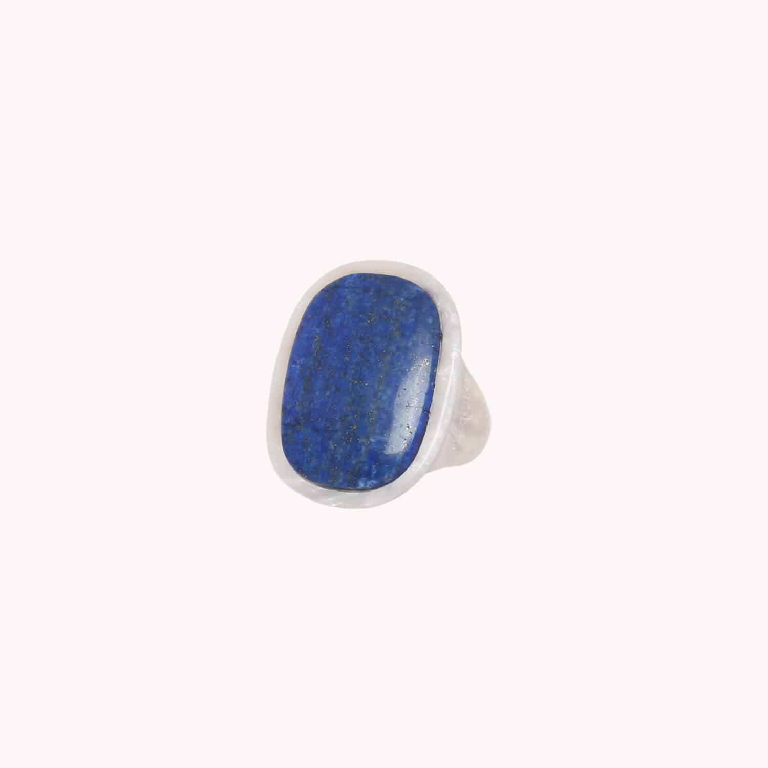 Bague Nature Bijoux Pacifique Lapis Lazuli et Résine 19--25997