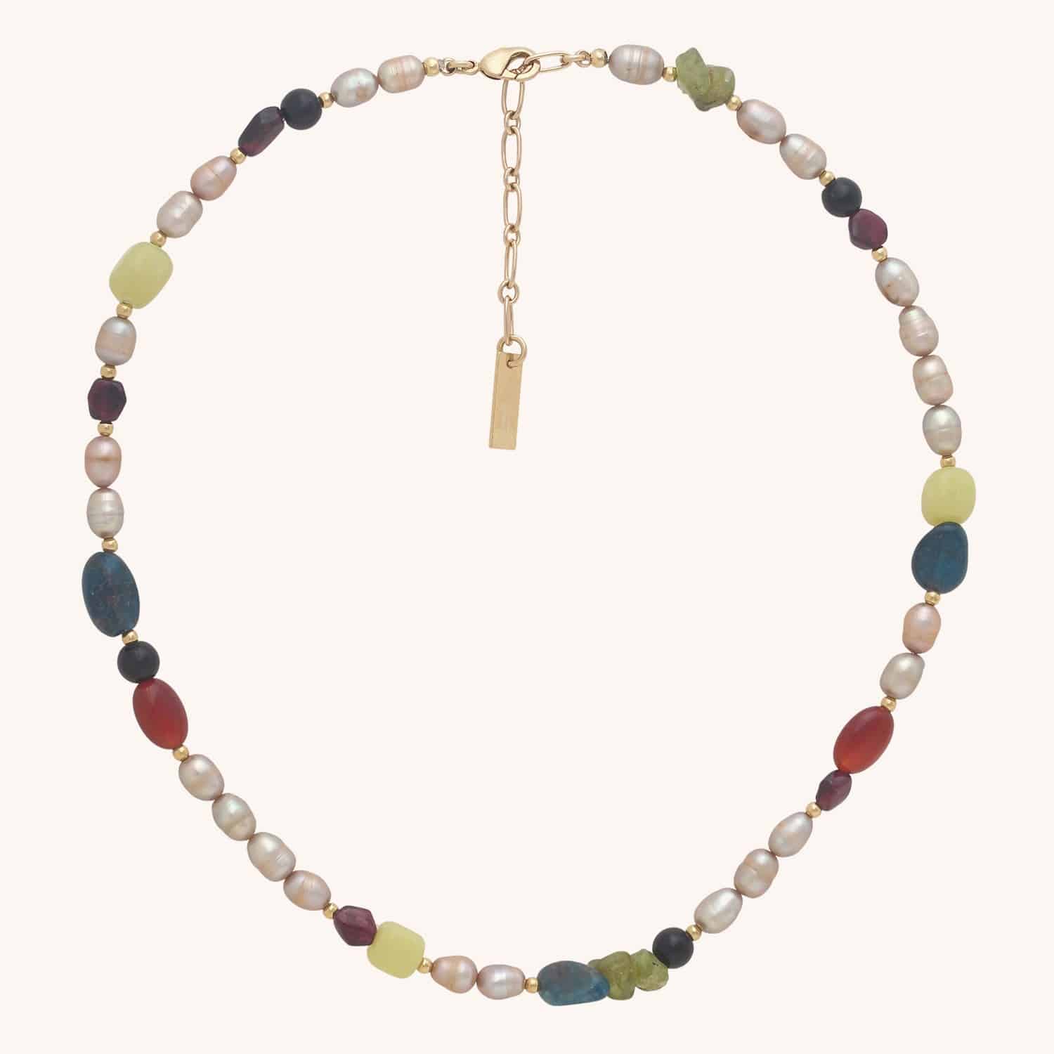 Collier Nature Bijoux Palawan mix pierre et perles 15--43832
