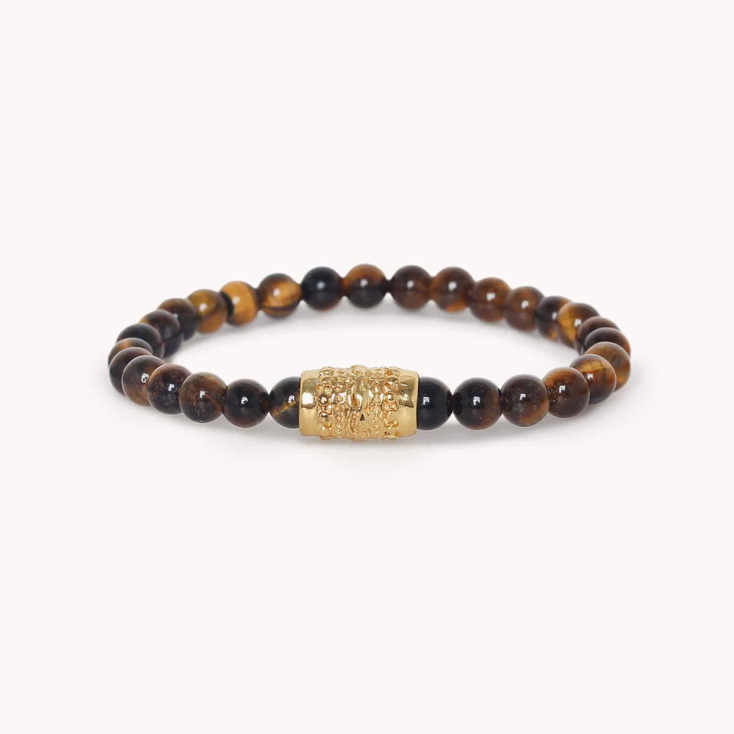 Bracelet Socotra extensible avec œil de tigre 13--44748 Nature Bijoux