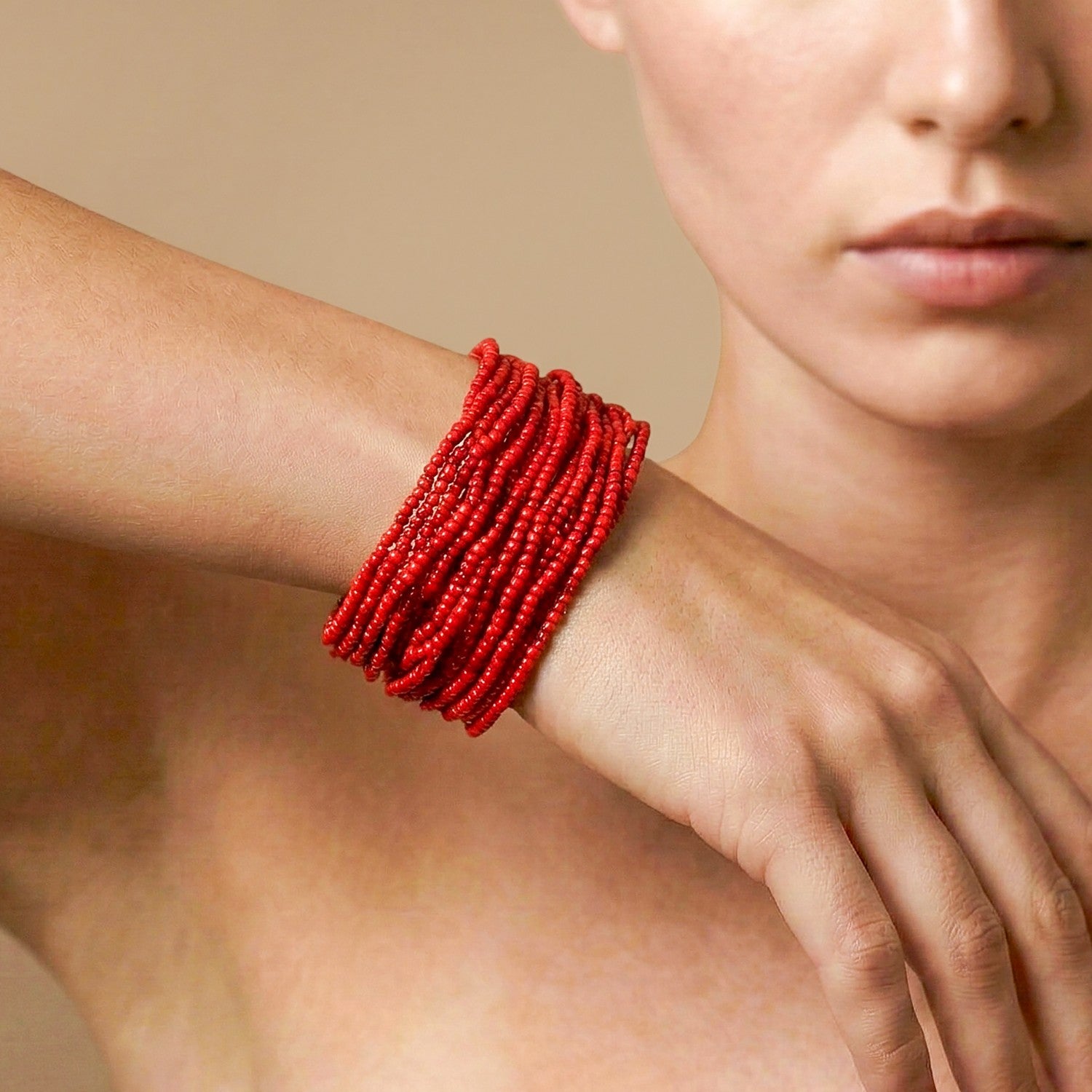 Détail matière cuir perle 13--44600 Nature Bijoux