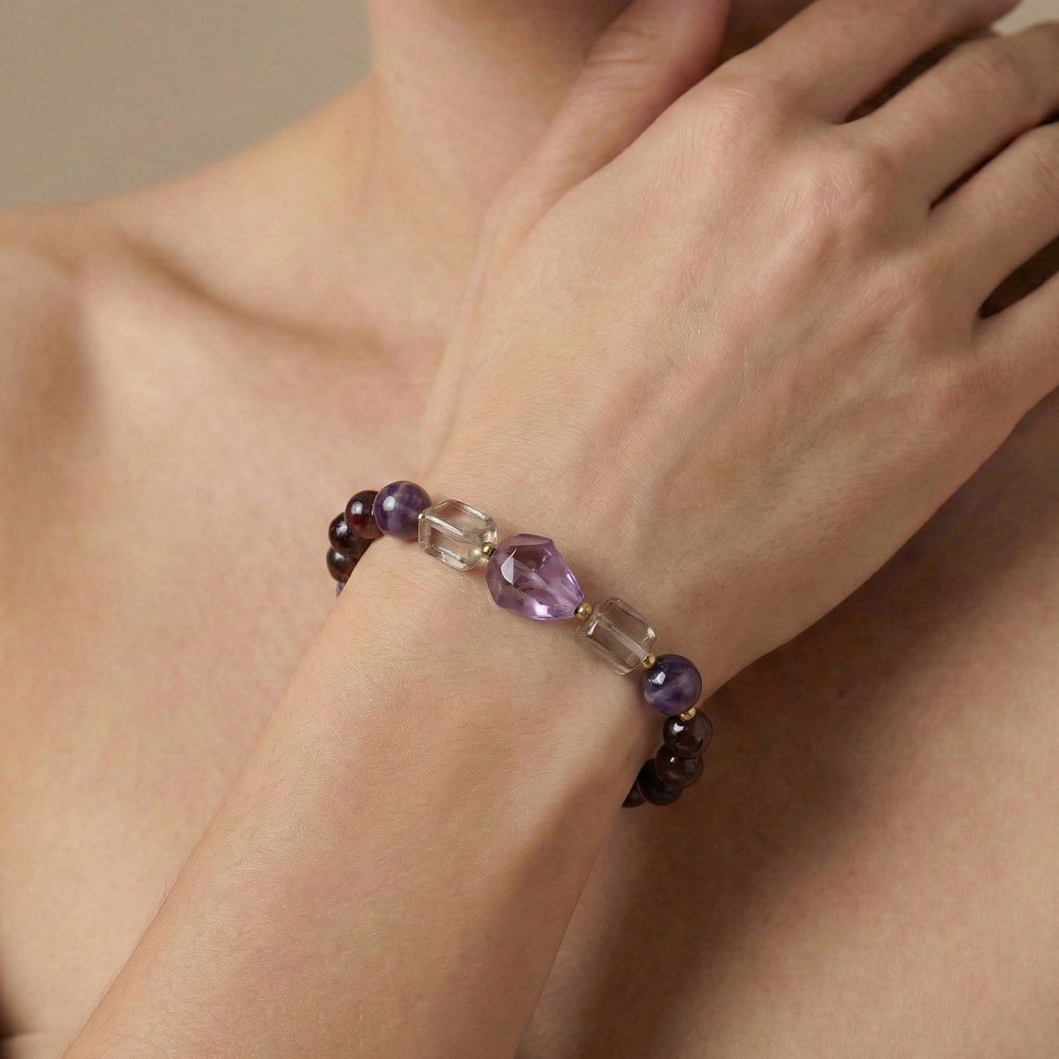 Détail bracelet extensible Belle De Nuit 13--44712 Nature Bijoux