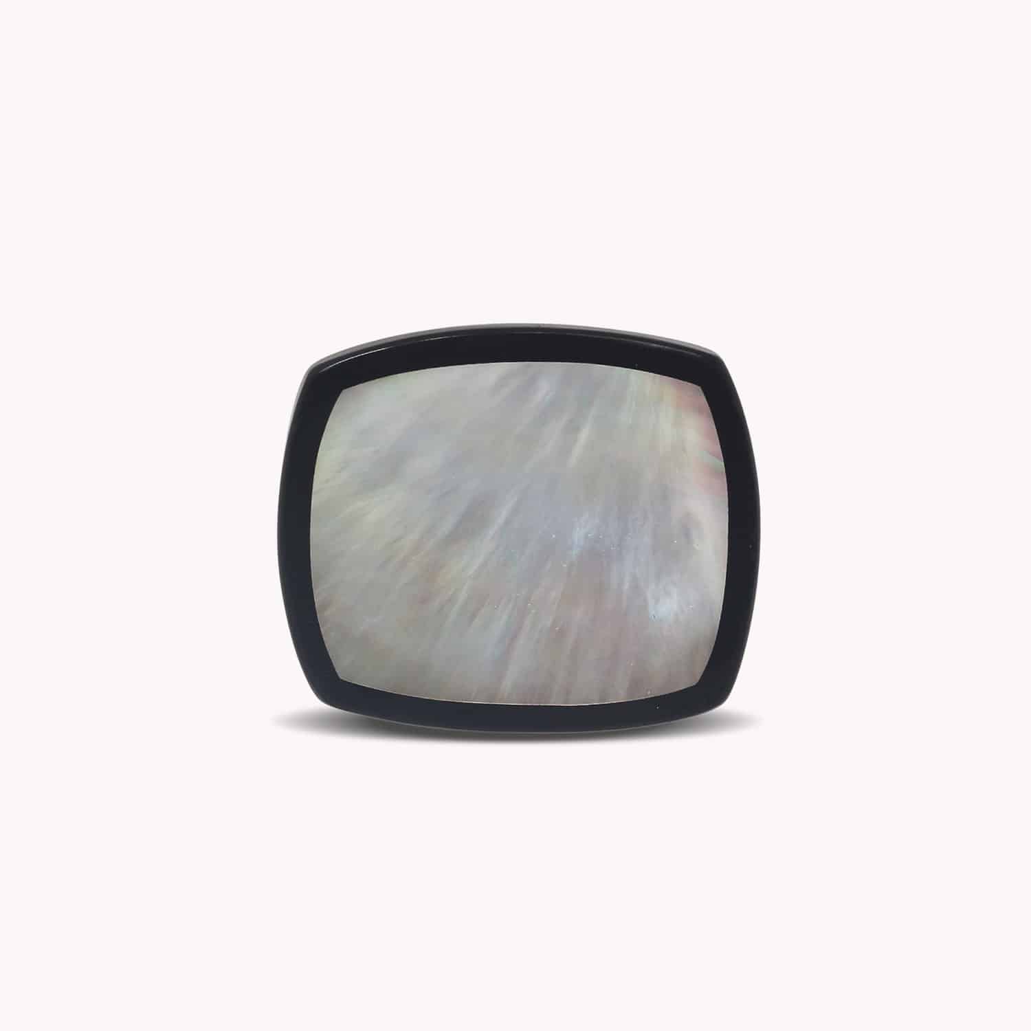 Broche Calypso Nacre Rectangulaire 10--23965 Nature Bijoux