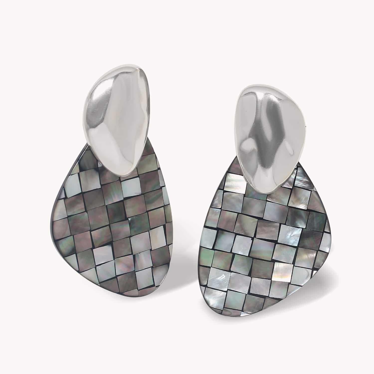 Boucles d'oreille Rivoli grand modèle laiton 12--90745 Nature Bijoux