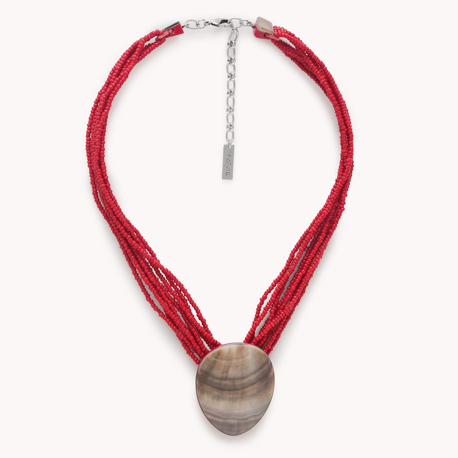Collier Nature Bijoux Sumida nacre de Palawan perle de rocaille 15--43851