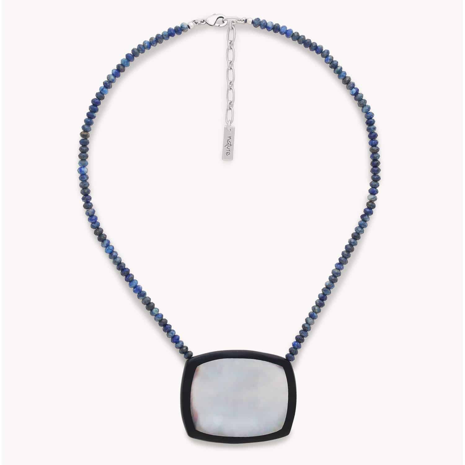 Collier Calypso nacre noire 15--43881 Nature Bijoux
