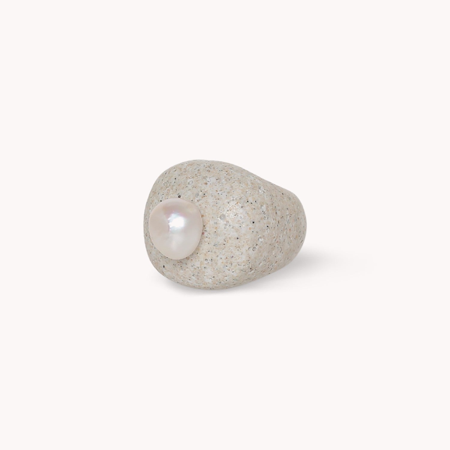 Bague collection Bora Bora en sable et perle de culture 19--27061 Nature Bijoux
