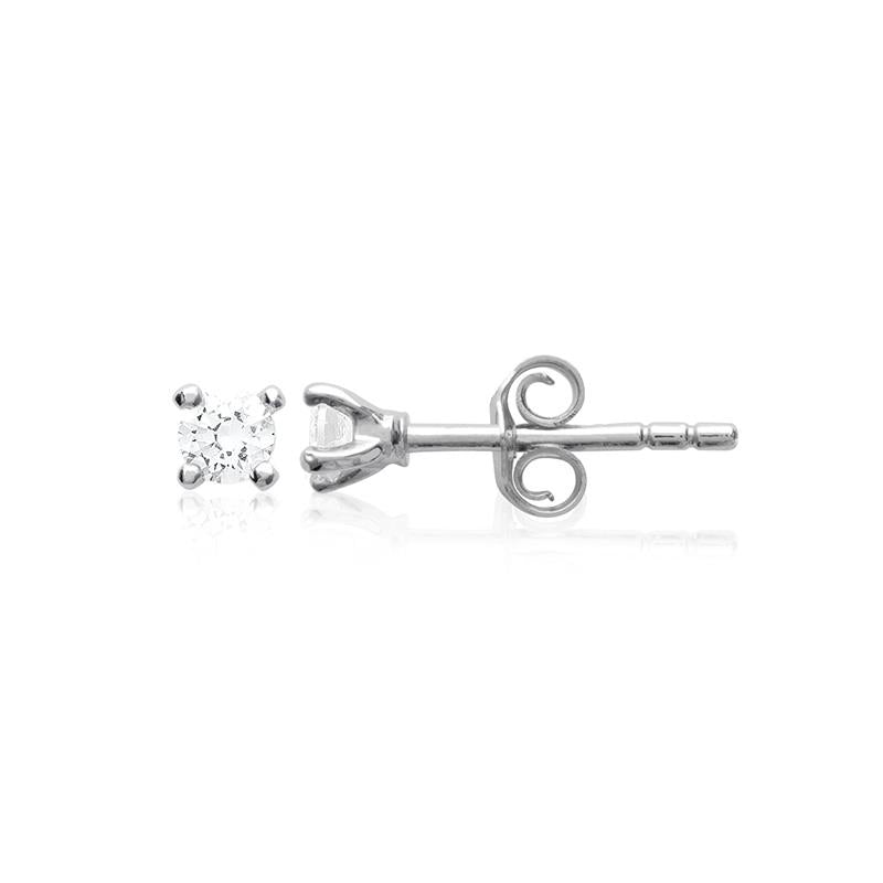 Serti - Stud earrings - Silver