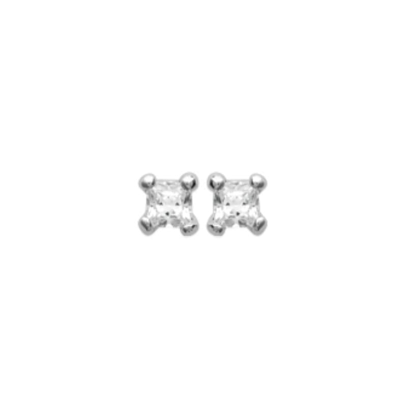 Serti - Stud earrings - Silver