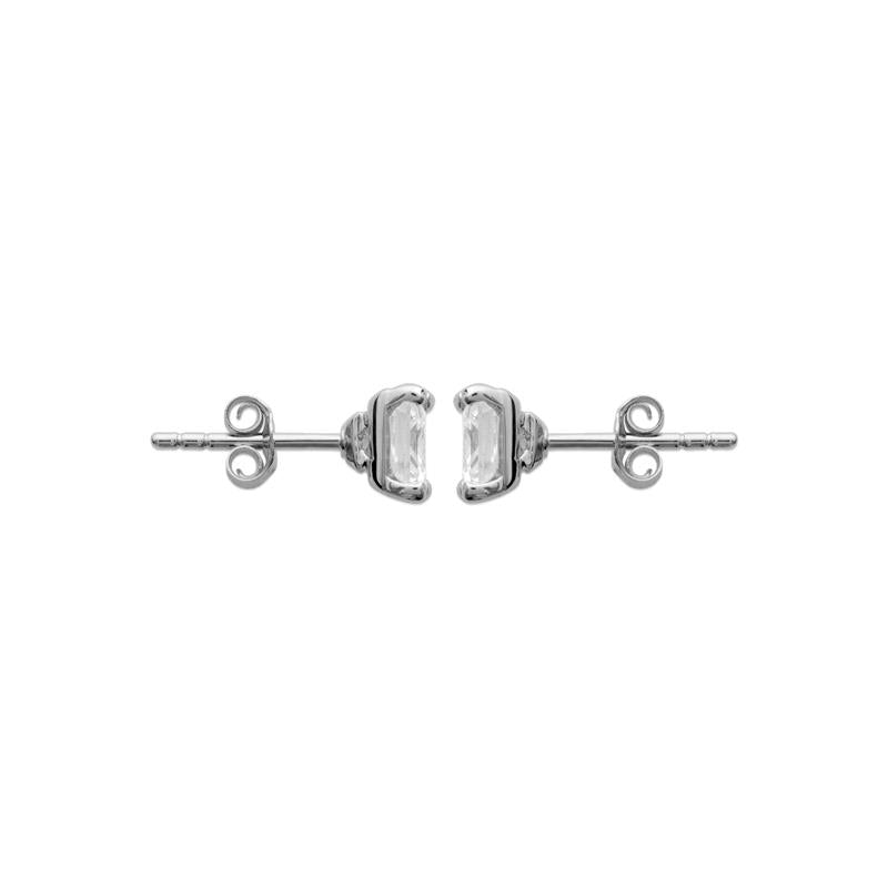 Serti - Stud earrings - Silver