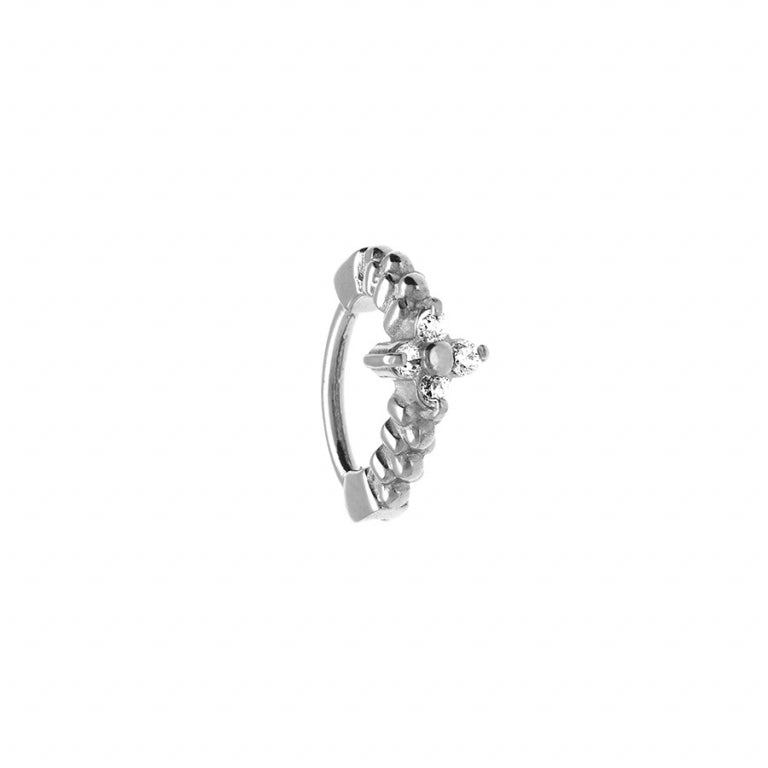 Croisettepiercing – Zilverstaal | Azulin