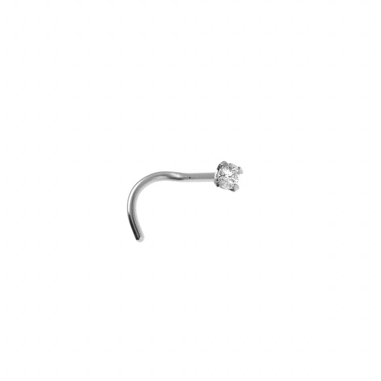 Piercing din oxid de zirconiu – Silver Steel | Azulin