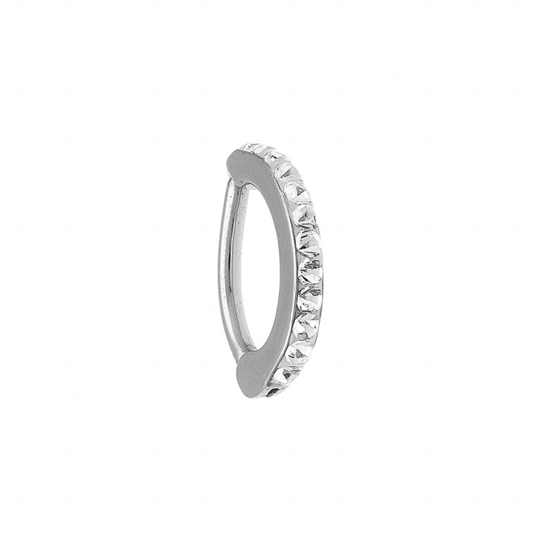 Zirconium oxide piercing – Silver Steel | Azuline