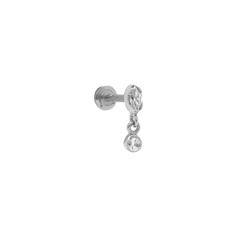 Zirkonoxid-Piercing – Silberstahl | Azuline
