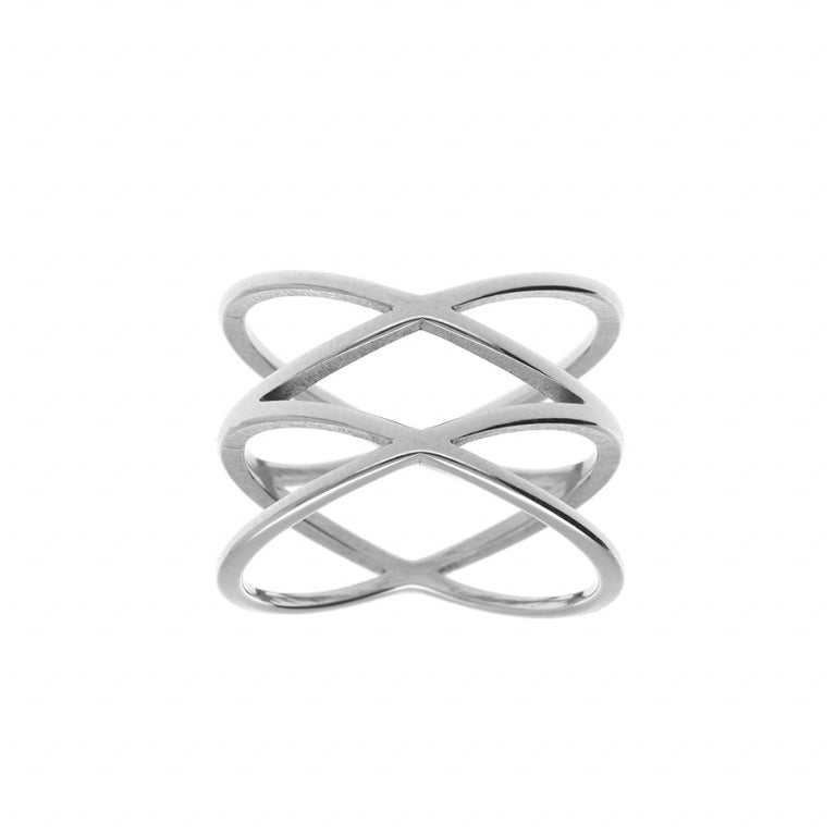 Open ringen van staal met een verfijnd design