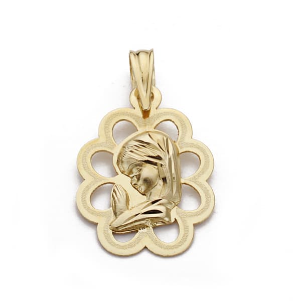 18K arany szűz érem 18X13MM