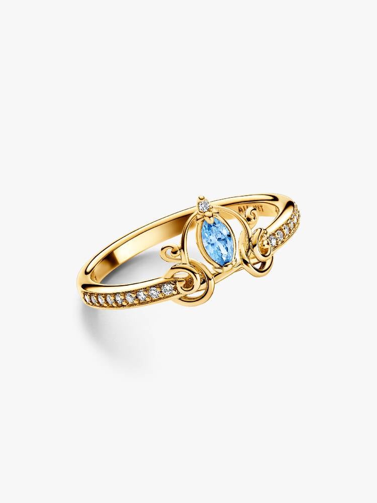 Disney golden Cinderella carriage ring | Pandora