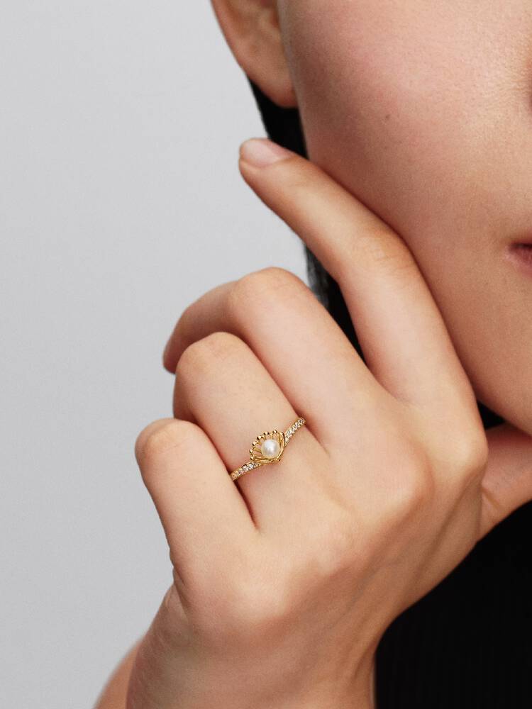 Ring Pandora - Behandlat sötvattensodlat pärlskal | 163654C01