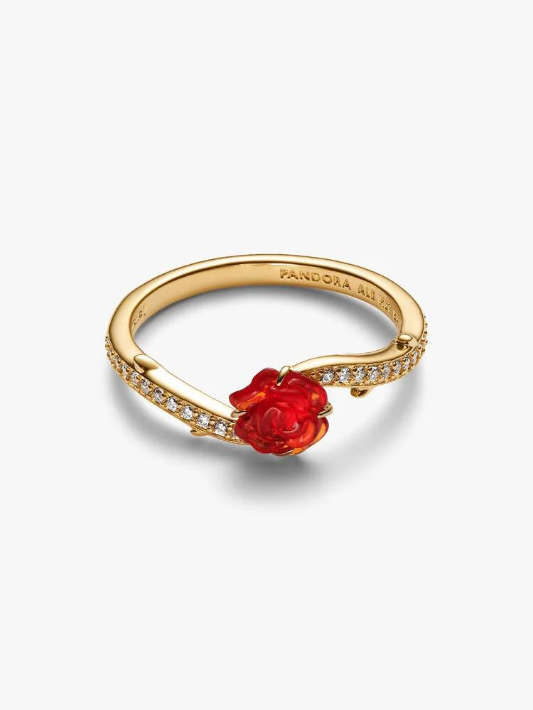 Disney Beauty and the Beast Enchanted Rose Ring | Pandora