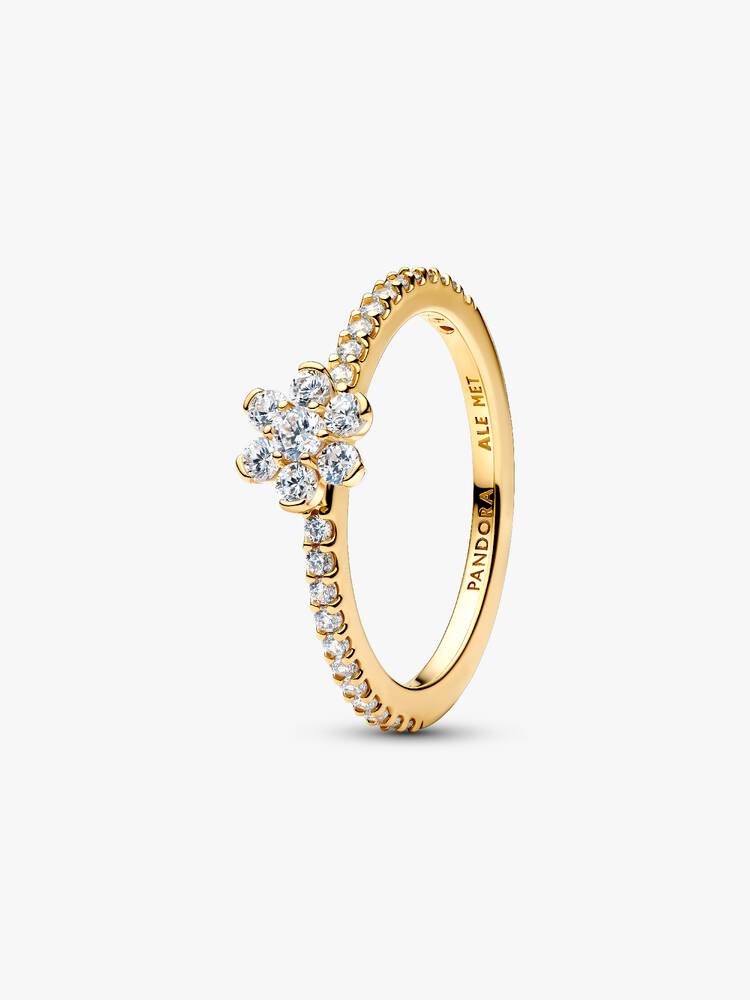 anillo Pandora - Flor dorada brillante | 164499C01