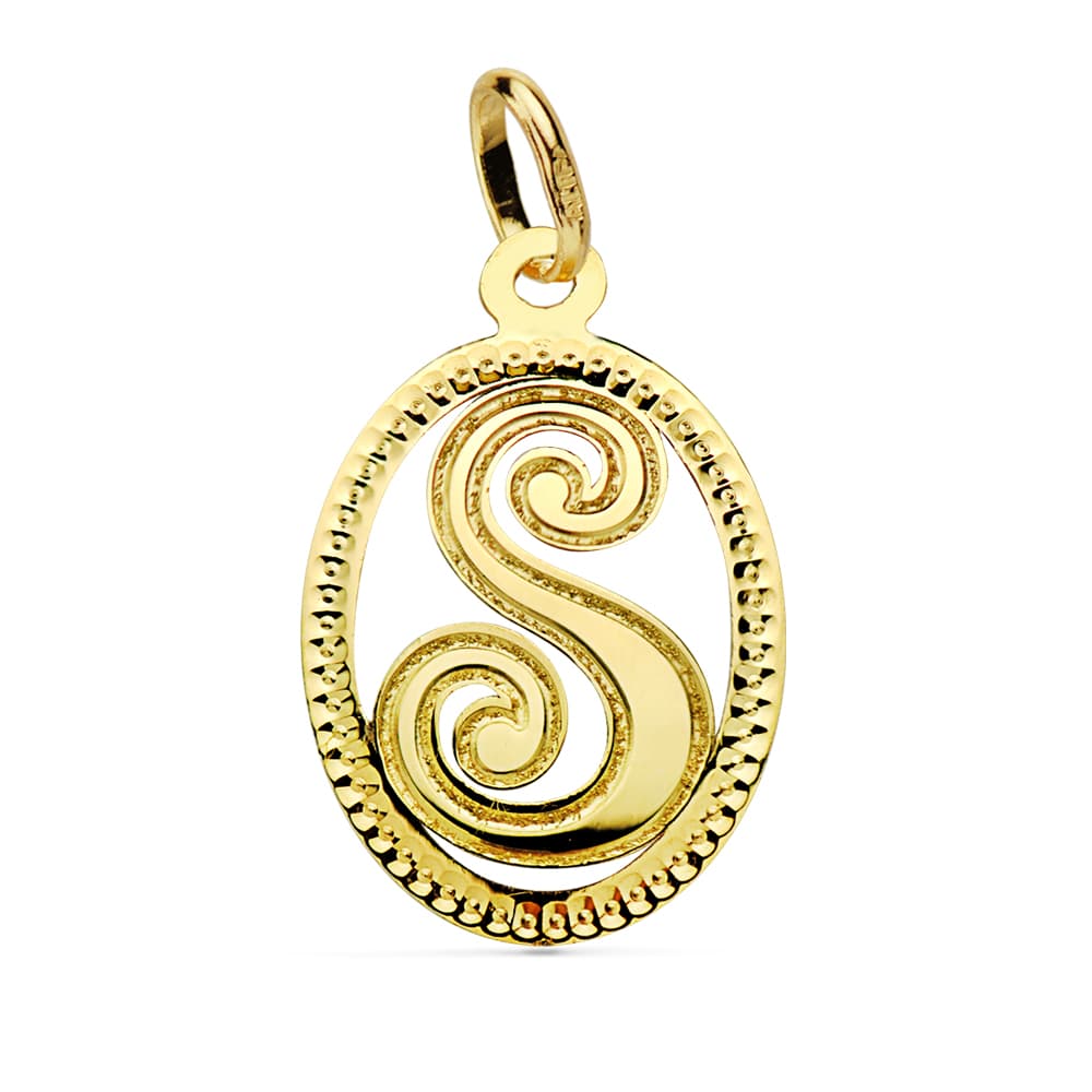 Initial Pendel 18K Initial S 21X14 mm