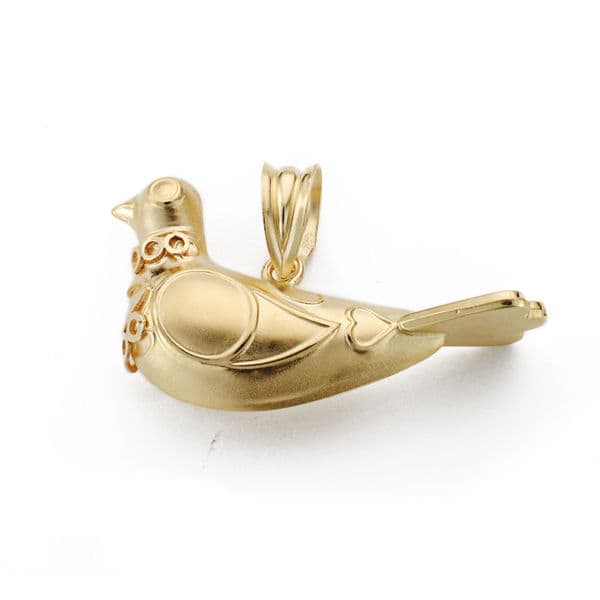 Paloma Melilla medál 18K sárga arany 28X16 mm